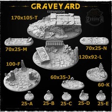 graveyard 1 base toppers 3d print model - Mito3D