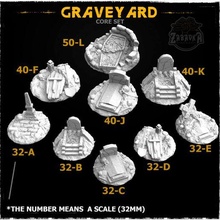 graveyard base toppers 3d print model - Mito3D