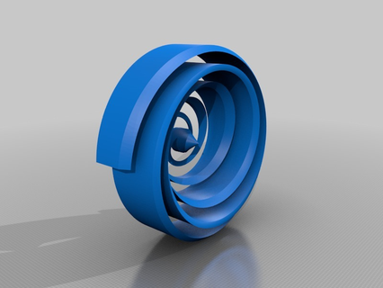 yerçekimsel dalgalar Eğitim Bilim fizik astronomi 3d print model - Mito3D