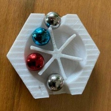 gravitrax roundabout straight wheel games 3d print model - Mito3D