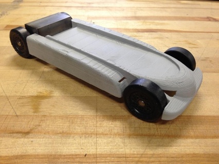 gravity champ boy scouts bsa champion racer pinewood derby hobby 3d print model - Mito3D