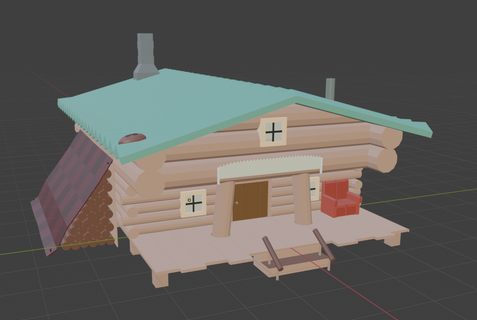 gravity falls - wendy house mystery shack dipper mabel soos grunkle hut merch greasy diner art corduroy 3d print model - Mito3D