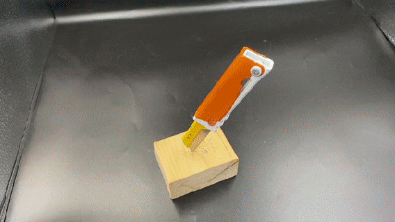 gravità utilità coltello edc taglierina lama 3d print model - Mito3D