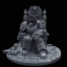 graygawrs gray scale sleepy ancient king game wargaming conversion truescale true scale proxy tabletop 28mm space marine warhammer assault legs terminator 40k terrain 3d print model - Mito3D