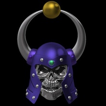 great black wizard skeletor helmet art motuc motu mythic legion toy custom revelation man zbrush 3d 3d print model - Mito3D
