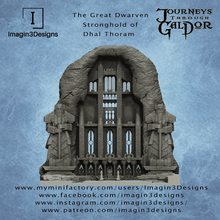 great dwarven stronghold dhal thoram 3d print model - Mito3D
