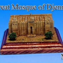 große Moschee von djenne, mali- Architektur Gebäude-Strukturen 3d print model - Mito3D