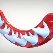 great white wall hook tool tools 3d print model - Mito3D