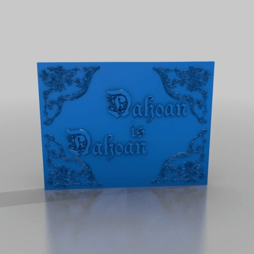 great wisdom bauernregel bauernmalerei art signs logos 3D print model - Mito3D