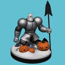 greater dog - undertale deltarune figure funkopop poly toy collection royal guard guardian halloween 3d print model - Mito3D
