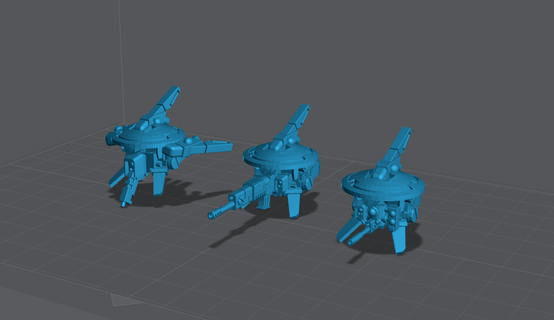 greater good - drones w stand tau 3d print model - Mito3D