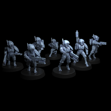 greater good strike team game warhammer 40k tau fire warriors w40k miniature 28mm 40000 3d print model - Mito3D