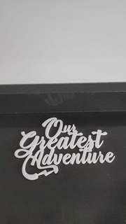 greatest adventure movie present caligraphic disney movies clean design label 3d print model - Mito3D