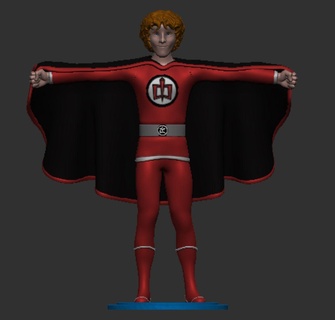 più grande americano eroe ralph ralph hinkley William Gatto più grande americano eroe super eroe Americano americano eroe eroe supereroe superuomo 3d print model - Mito3D