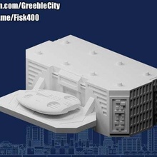 greeblecity architecture greeblecitycyberpunk buildings structures 3d print model - Mito3D