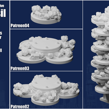 Greeblecity August Patreon exklusiv Gebäudestrukturen 3d print model - Mito3D