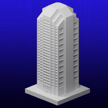 greeblecity brutalist yaşıyor mimarlık yapılar binalar 3d print model - Mito3D
