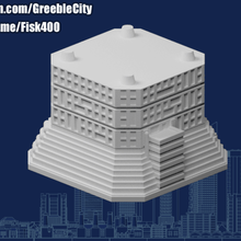 greeblecity cyberpunk vigoureux module architecture greeblecitycyberpunk bâtiments structures 3d print model - Mito3D
