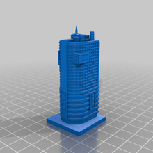 greeblecity cyberpunk gecorp commercialisation bâtiment buildings_structures 3d print model - Mito3D