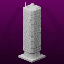 greeblecity cyberpunk modular torre ii season finale arquitetura greeblecitycyberpunk edifícios de estruturas 3d print model - Mito3D