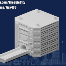 Greeblecity siberpunk yol modül mimari Greeblecitycyberpunk binalar yapılar 3d print model - Mito3D