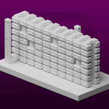 greeblecity cyberpunk pilas de la arquitectura greeblecitycyberpunk los edificios estructuras 3d print model - Mito3D
