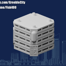 greeblecity cyberpunk torre módulo greeblecitycyberpunk edifícios_estruturas 3d print model - Mito3D