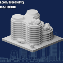 greeblecity enviromental center patreon buildings_structures 3d print model - Mito3D