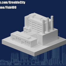 greeblecity fábrica edifícios_estruturas 3d print model - Mito3D