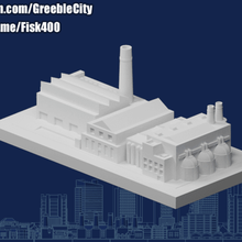 greeblecity final factory architecture buildings structures 3d print model - Mito3D
