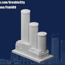 greeblecity financial center aka wise men architecture buildings structures 3d print model - Mito3D