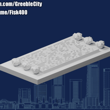 greeblecity hedge maze buildings_structures 3d print model - Mito3D