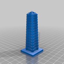greeblecity hierarchy architecture buildings structures 3d print model - Mito3D