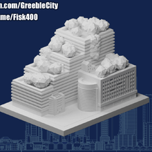 greeblecity hipster office buildings_structures 3d print model - Mito3D