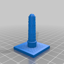 greeblecity memorial pillar architecture buildings structures 3d print model - Mito3D