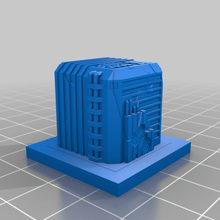 greeblecity ruins cracked cube greeblecityruins buildings_structures 3d print model - Mito3D