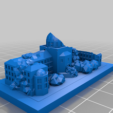 greeblecity ruines perdu l'histoire architecture greeblecityruines bâtiments structures 3d print model - Mito3D