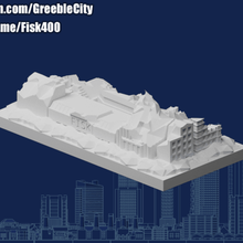 greeblecity ruines quartier ii acheter livre patreon greeblecityruins buildings_structures 3d print model - Mito3D