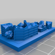 greeblecity rovine oops architettura GreebleCityRins edifici strutture 3d print model - Mito3D