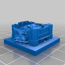 Greeblecity Ruinen ruiniert Theater GreeBlecityruins Gebäudestrukturen 3d print model - Mito3D