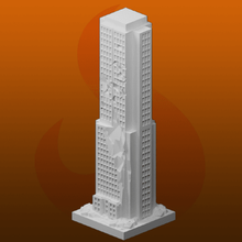 greeblecity ruins skyscraper xii architecture greeblecityruins buildings structures 3d print model - Mito3D
