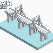 greeblecity suspensful bridge game toy 3d print model - Mito3D