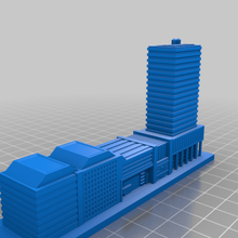 greeblecity tétromino séries buildings_structures 3d print model - Mito3D