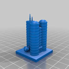 greeblecity tripeak financeiro Centro edifícios_estruturas 3d print model - Mito3D