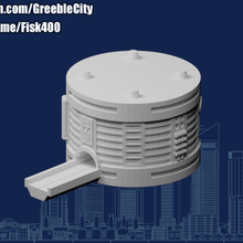 greeblecity trunk module road architecture greeblecitycyberpunk buildings structures 3d print model - Mito3D