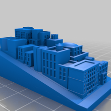 greeblecity week 11 buildings_structures 3d print model - Mito3D