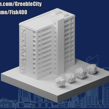 greeblecity settimana 2 architettura edifici strutture 3d print model - Mito3D