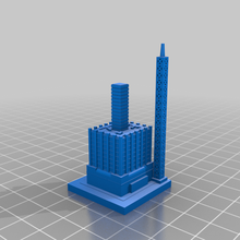 greeblecity week 3 buildings_structures 3d print model - Mito3D