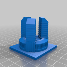 greeblecity week 6 buildings_structures 3d print model - Mito3D