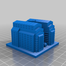 greeblecity week 8 buildings_structures 3d print model - Mito3D